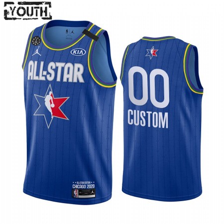 Dres NBA 2020 All-Star Prilagođeni Jordan Brand Plava Swingman - Dječji